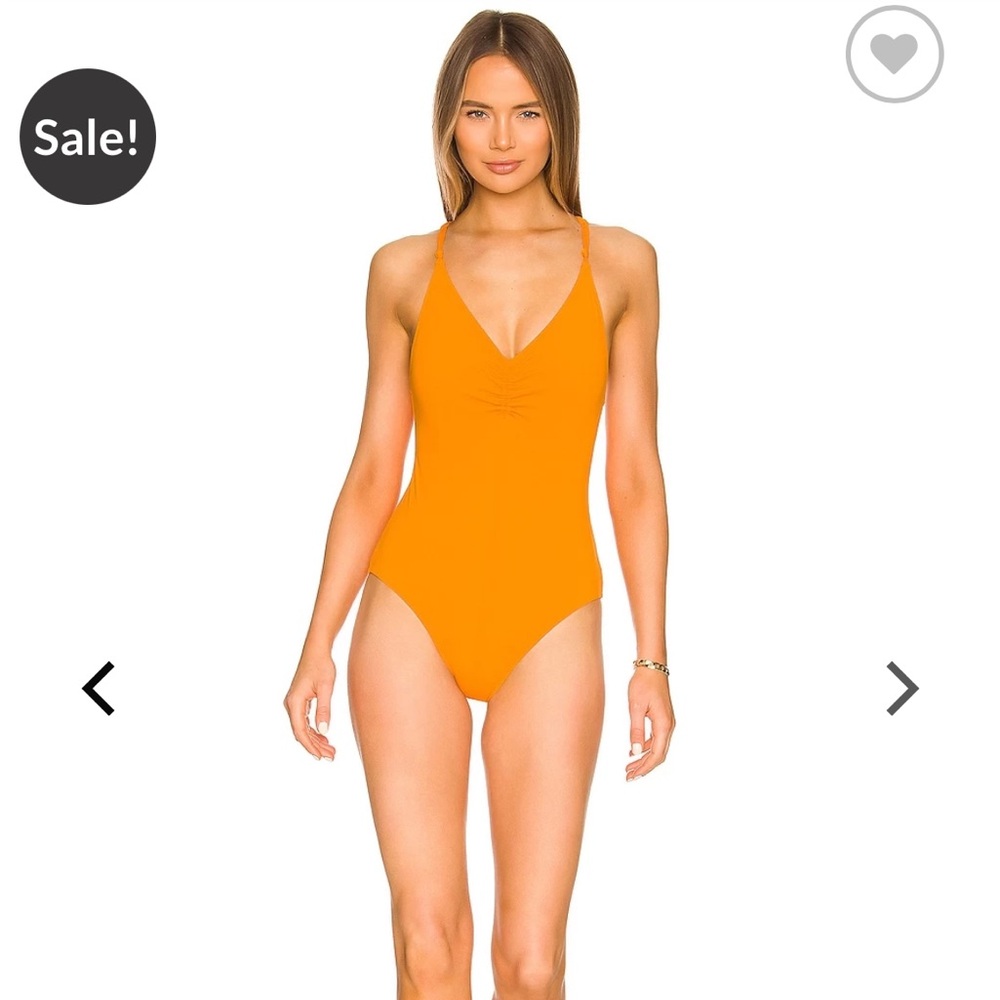 Ulla Johnson marigold Madeira maillot one piece swimsuit